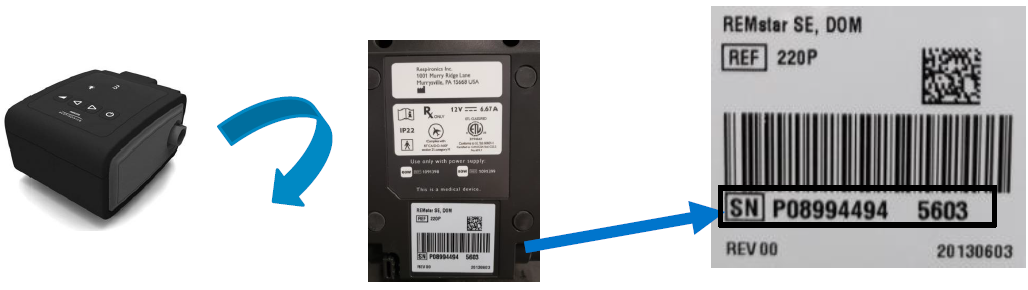 Locate Serial Number Dorma/SE